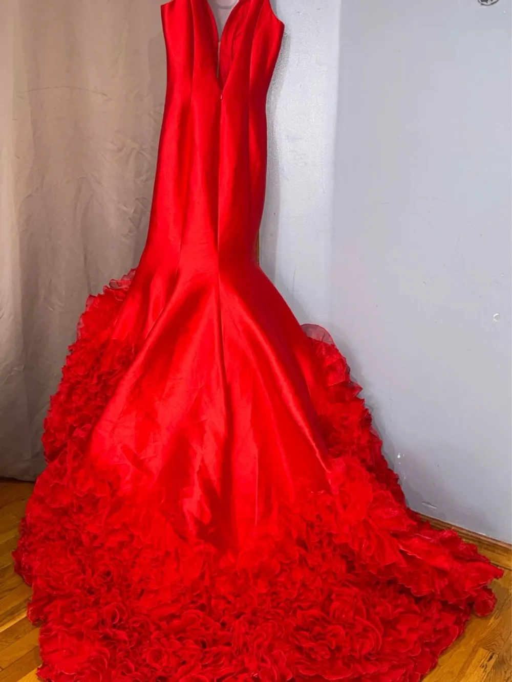 Jovani | Dresses | Jovani Red Ruffled Mermaid Prom Dress | Poshmark Jovani | Dresses | Jovani Red Ruffled Mermaid Prom Dress | Poshmark